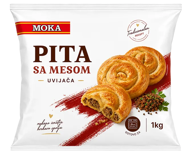 Moka pita uvijaca meso